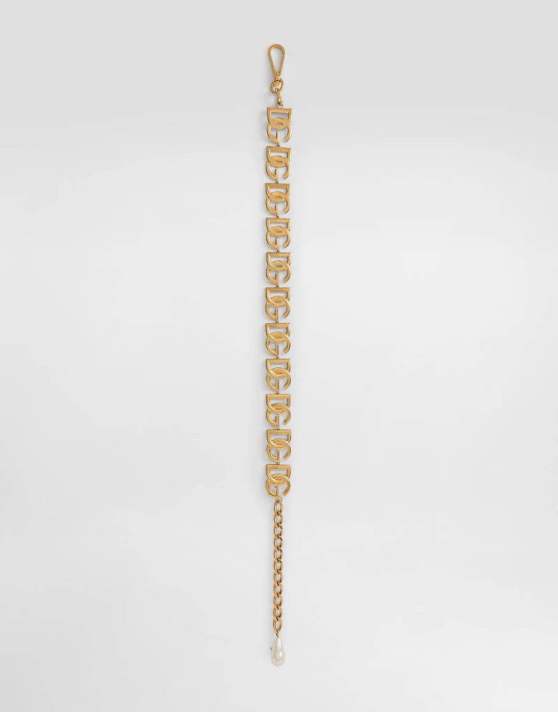 Chain belt with DG multi-logo