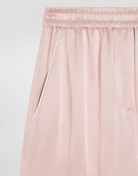 Silk satin vanity trousers