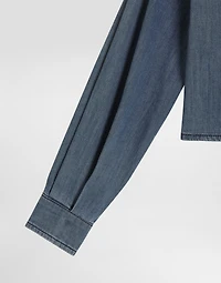 Denim shirt with DG logo