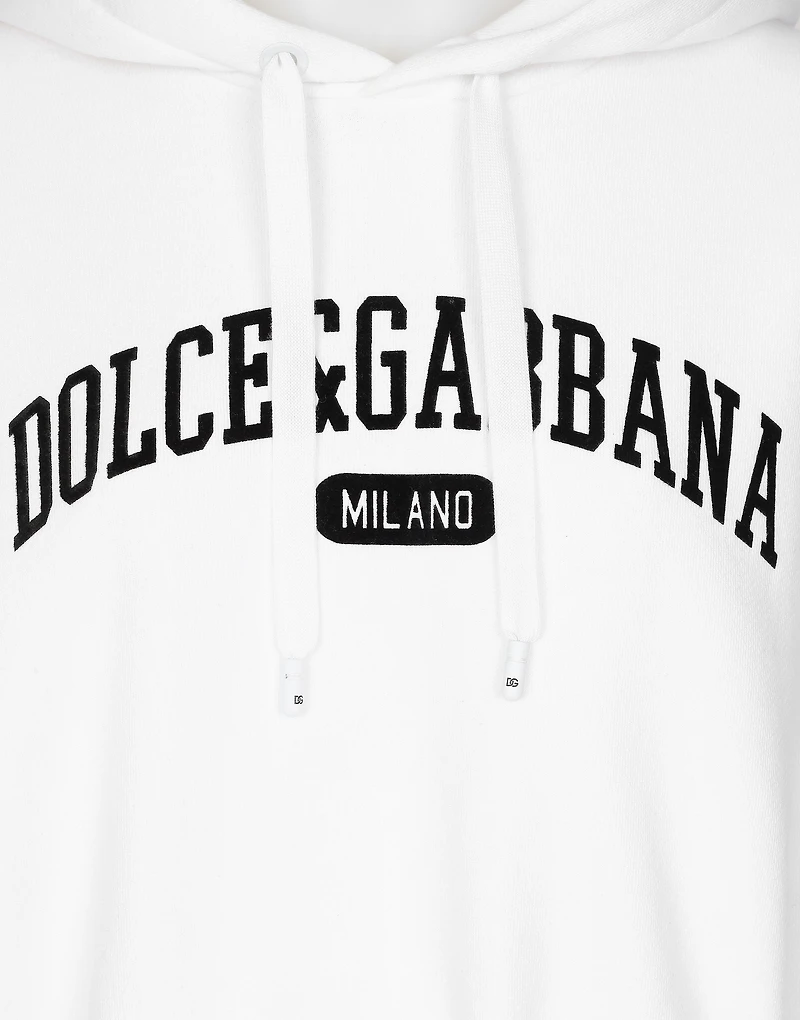Cotton jersey hoodie
