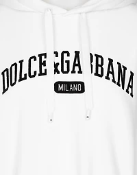 Cotton jersey hoodie