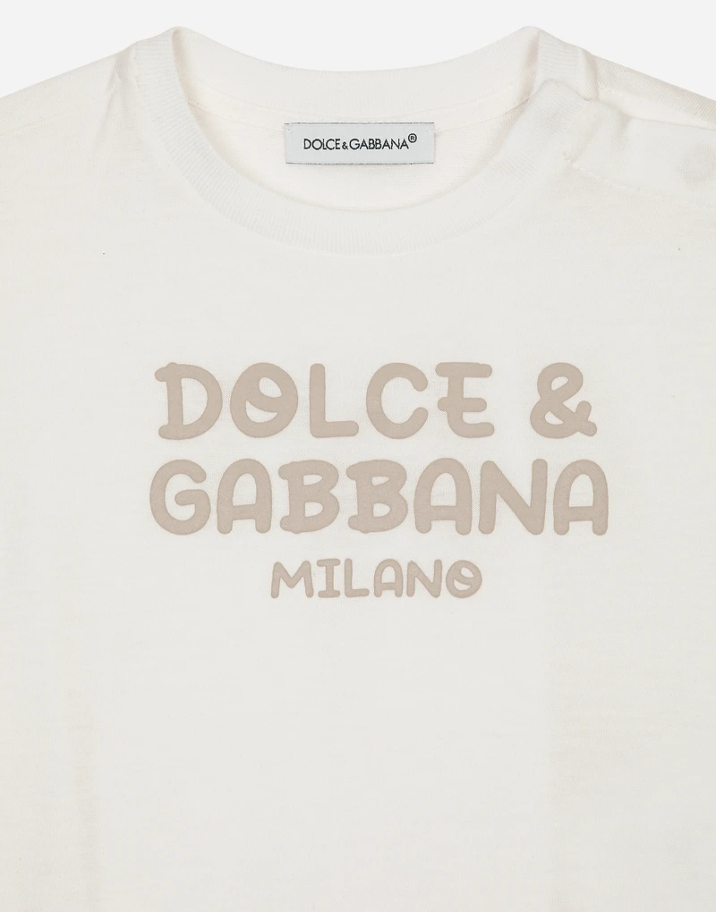 Jersey T-shirt with Dolce&Gabbana logo