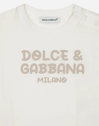 Jersey T-shirt with Dolce&Gabbana logo