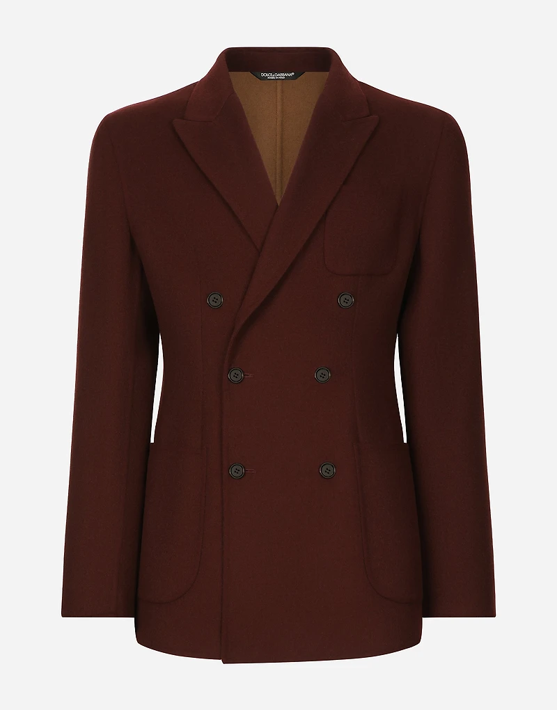 Double-breasted wool Portofino-fit jacket