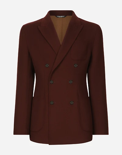 Double-breasted wool Portofino-fit jacket