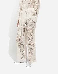 Tailored lace pants
