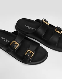 Calfskin sliders