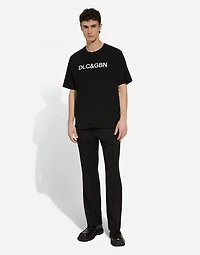 Stretch wool jogging pants