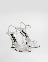 Sandals mirror calfskin