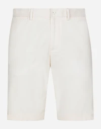 Stretch cotton shorts