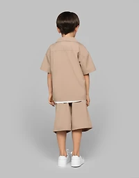 Poplin shorts with DG logo