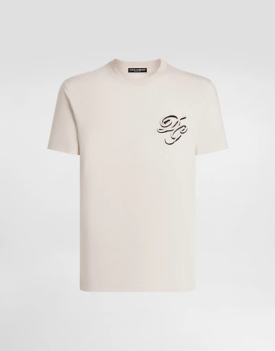 Cotton t-shirt with embroidery