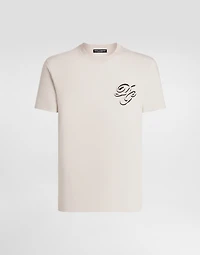 Cotton t-shirt with embroidery