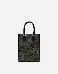 Small coated jacquard bag