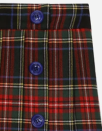Tartan wool skirt