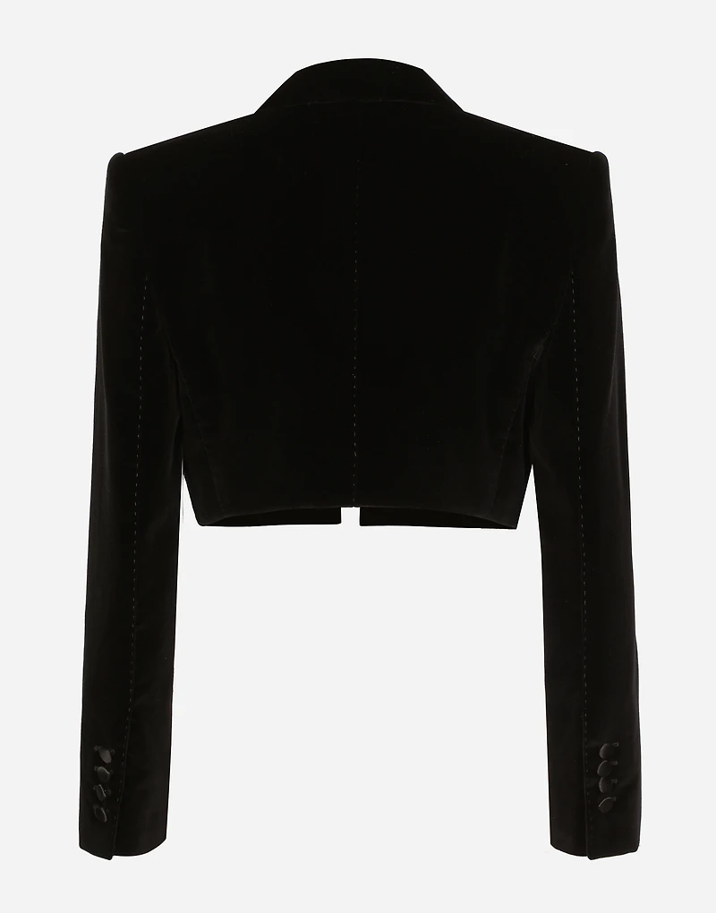 Velvet Spencer tuxedo jacket