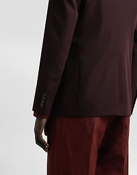 Single-breasted woolen jacket