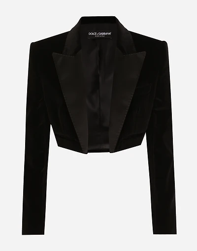 Velvet Spencer tuxedo jacket
