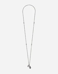 Teardrop necklace with DG logo