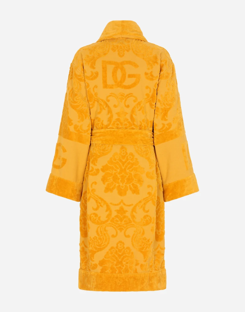 Bath Robe Terry Cotton Jacquard