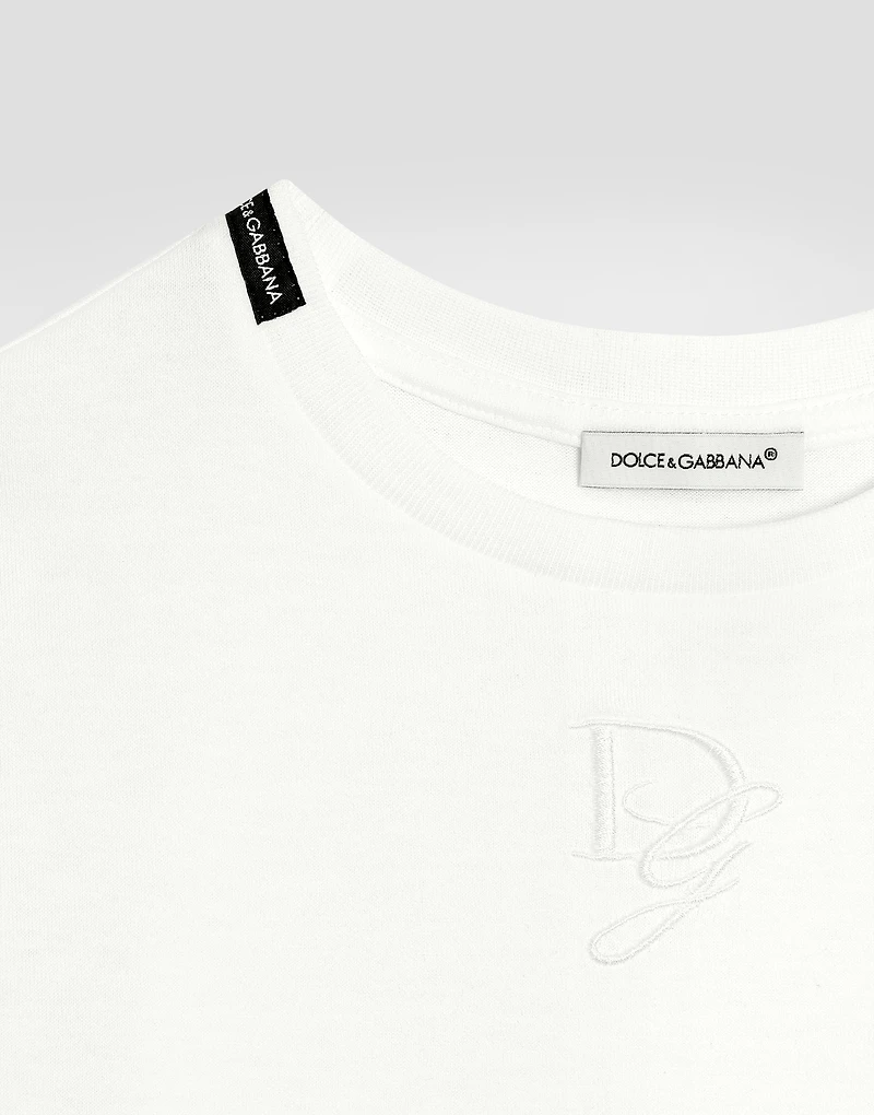 Jersey T-shirt with DG logo