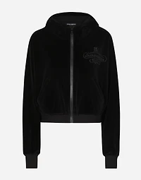 Chenille cotton hoodie