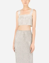 Crystal mesh top