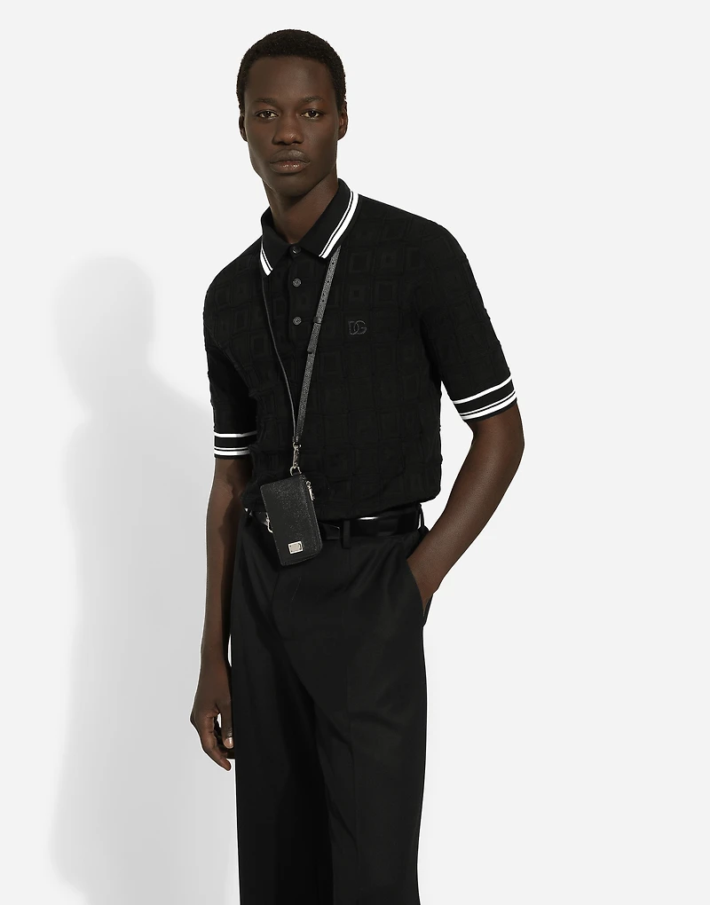 Calfskin card holder