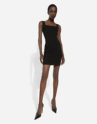 Short jersey sheath dress