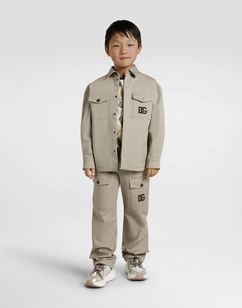 Gabardine trousers