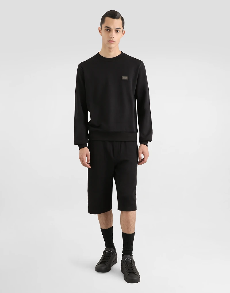 Fine-rib washed cotton singlet