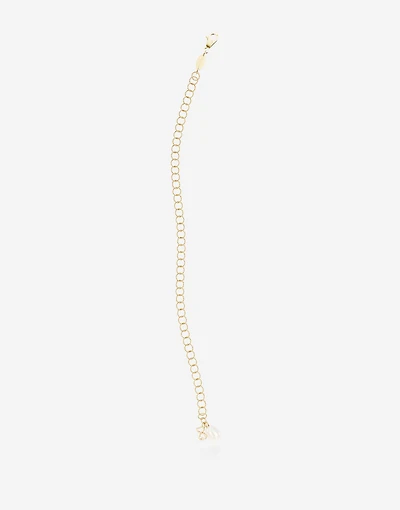 Lettering Bracelet twisted wire in 18-carat yellow gold