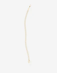 Lettering Bracelettwisted wire in 18-carat yellow gold