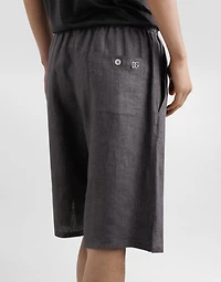 Linen canvas trousers