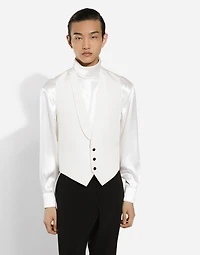 Single-breasted tuxedo suit