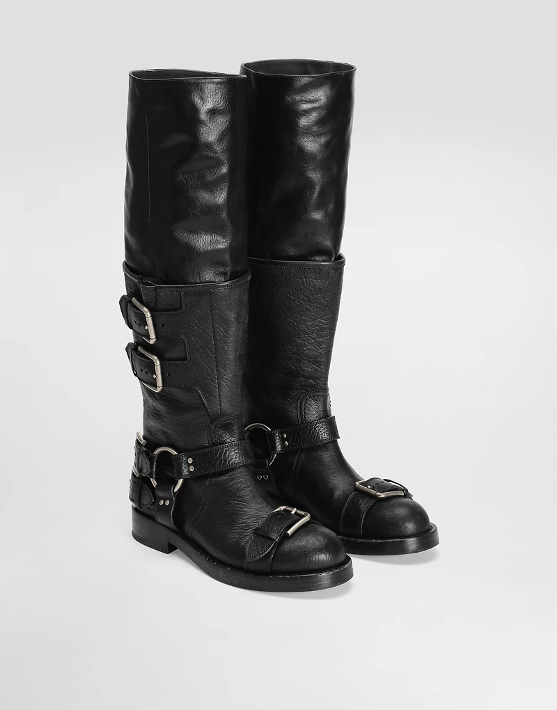 Horse leather boots