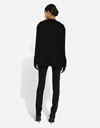 Single-breasted rush-stitch jacket
