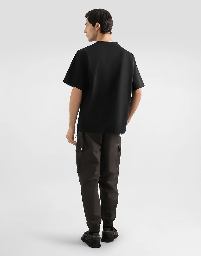 Nylon canvas cargo trousers