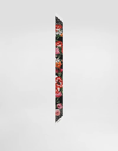 Silk twill bandeau