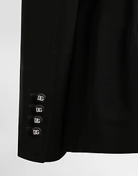 Double-breasted Turlington jacket jersey Milano rib
