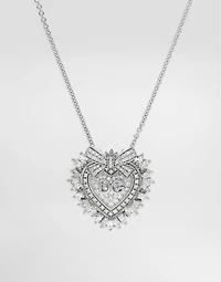 Devotion Necklace 18-carat white gold and diamonds