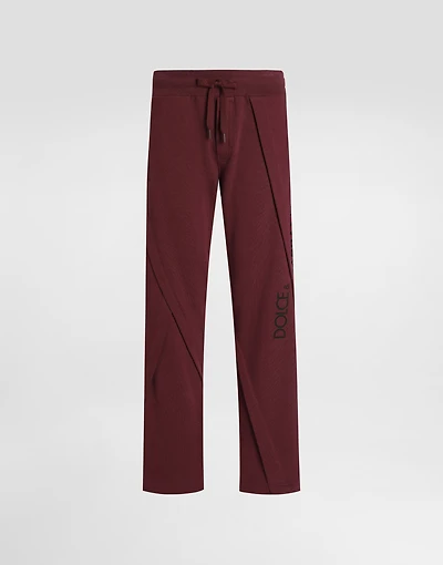 Stretch jersey jogging pants