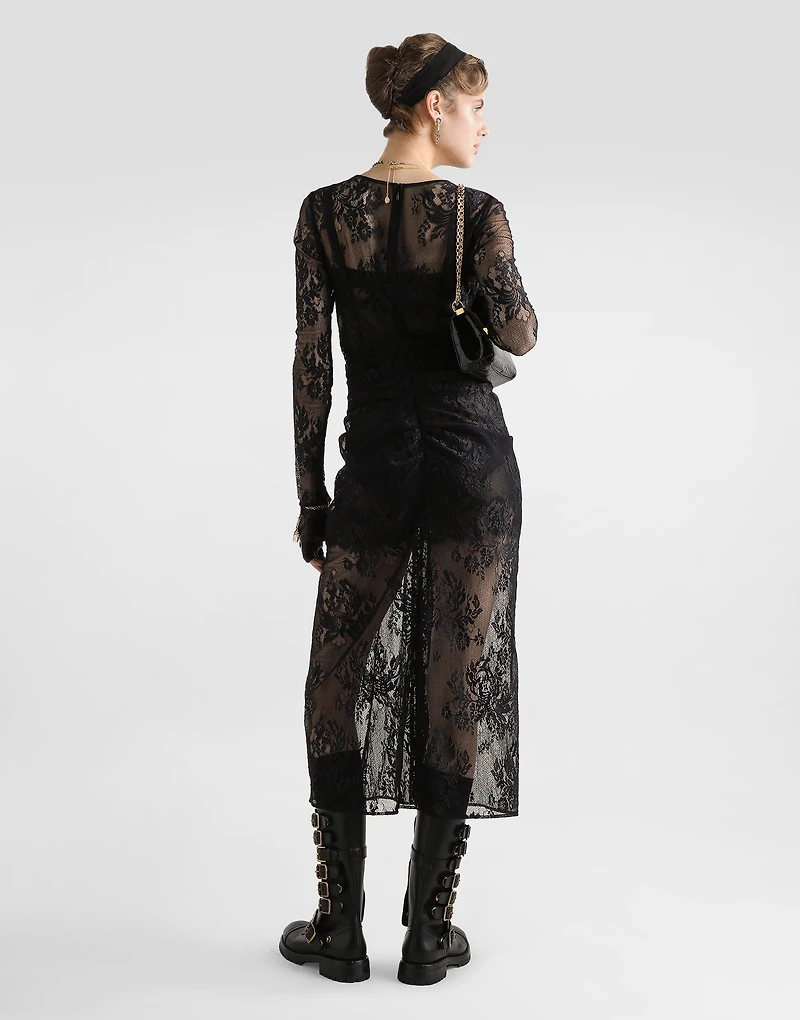 Floral lace dress