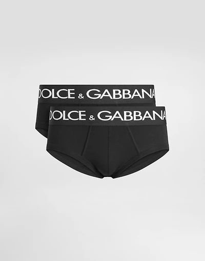 Two-pack cotton jersey Brando briefs