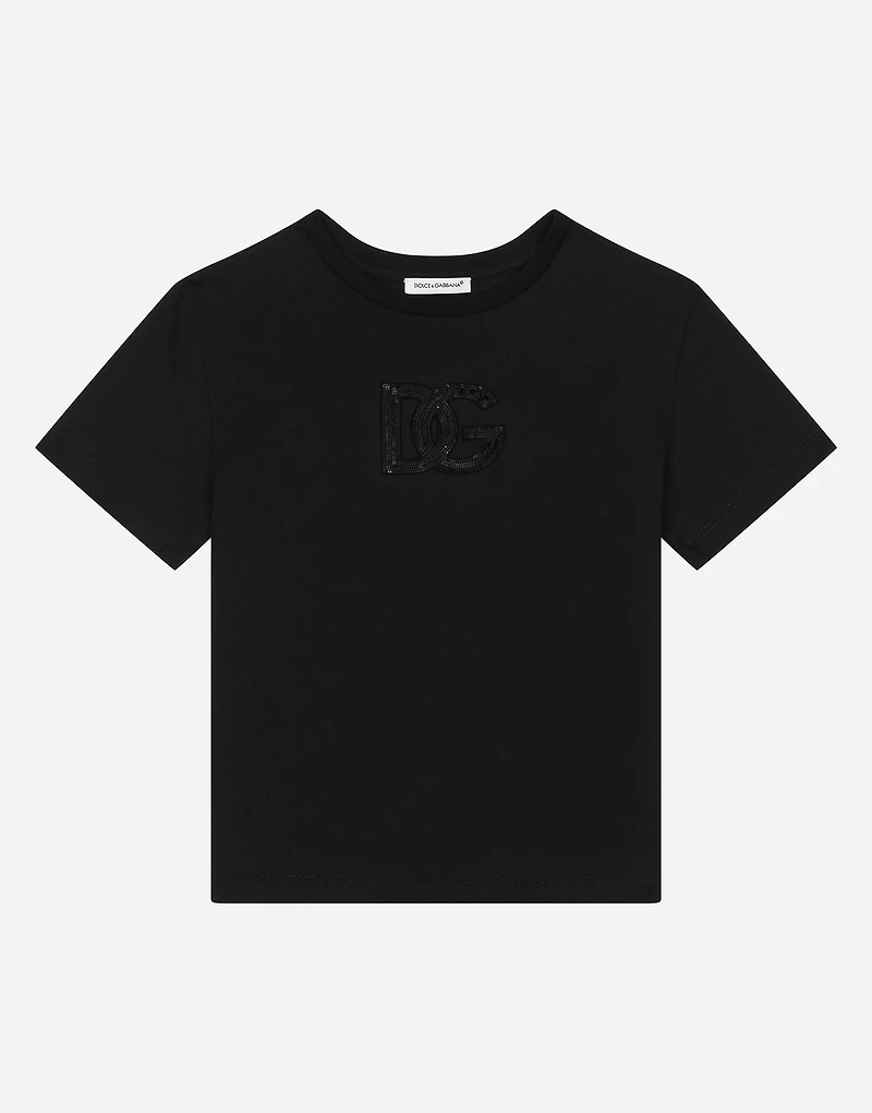 Jersey T-shirt with DG logo