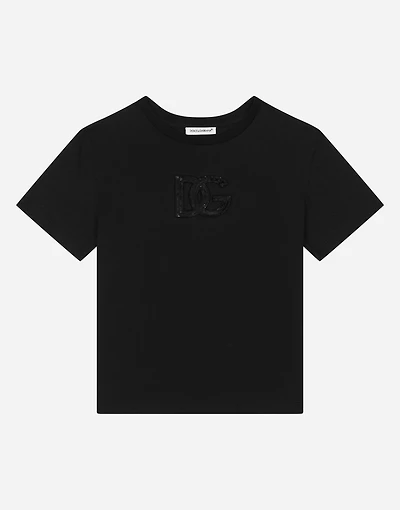 Jersey T-shirt with DG logo