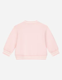 Jersey round-neck sweatshirt with DG logo