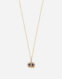 Royal Pendant 18-carat yellow gold, lapis lazuli, rubies, and blue sapphire