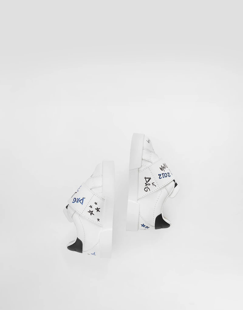 Printed lambskin Portofino Light sneakers