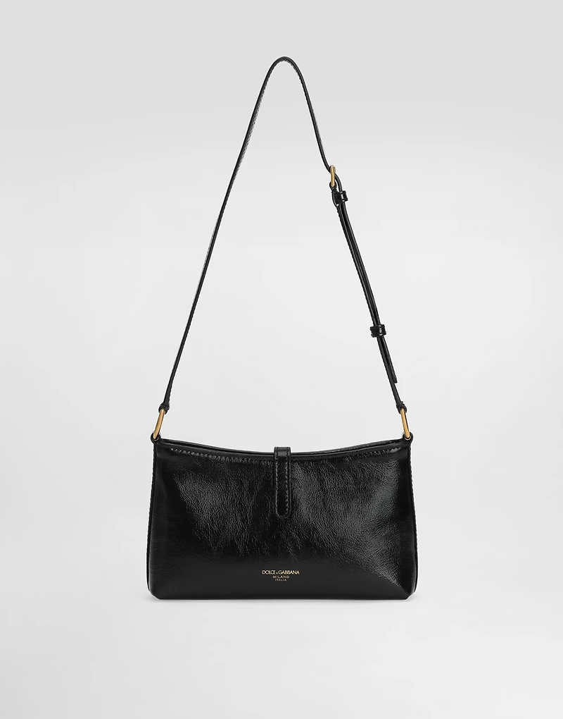 Lock shoulder bag in calfskin
